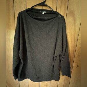 Maurices Charcoal Long Sleeve Top
